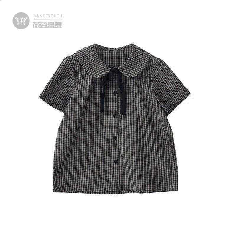 2025夏季日系复古学院风娃娃领女