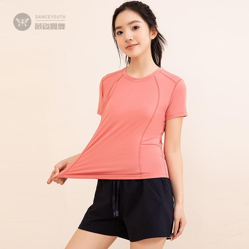 春夏高弹力网面透气健身短袖