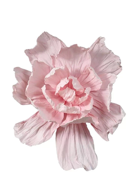 新款婚礼纸艺花手工褶皱美塑花大型婚庆背景巨型纸花定制橱窗装饰