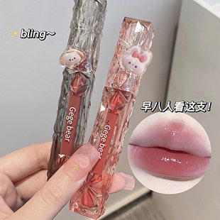 滋润学生伪素颜显白口红 镜面水光唇釉玻璃唇不沾杯不掉色唇彩保湿