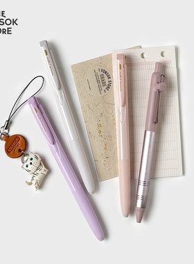 纵向书写 日本uniball三菱文具低阻尼UMN155彩色中性笔0.5/0.38