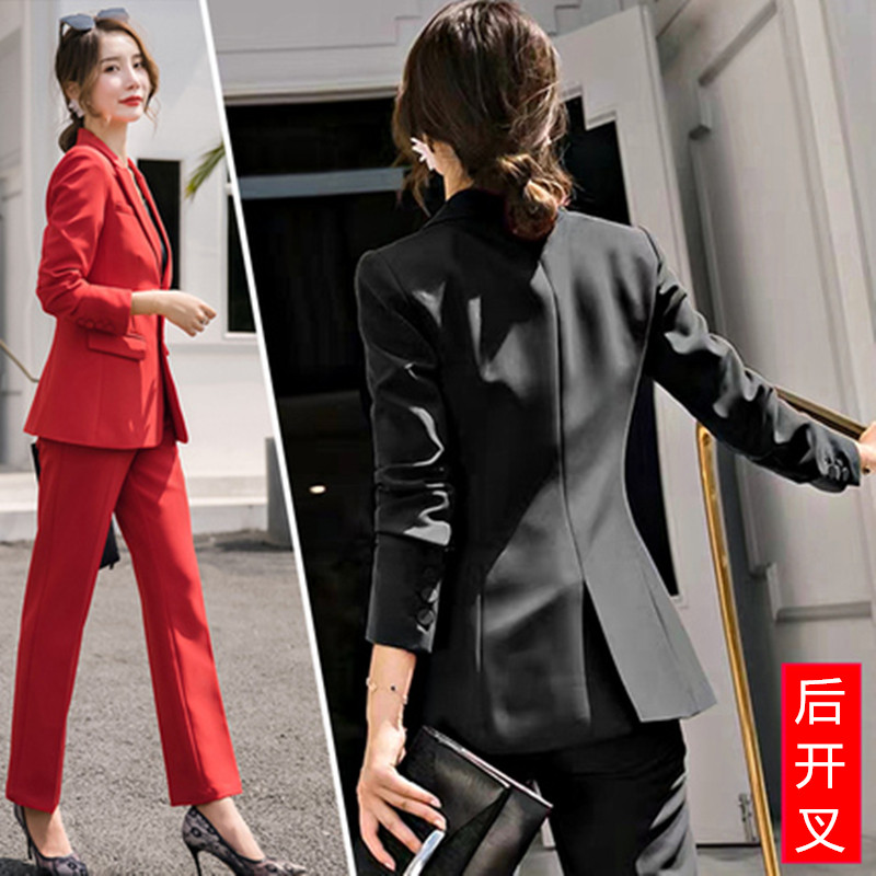 高端西装套装女外套韩版修身时尚