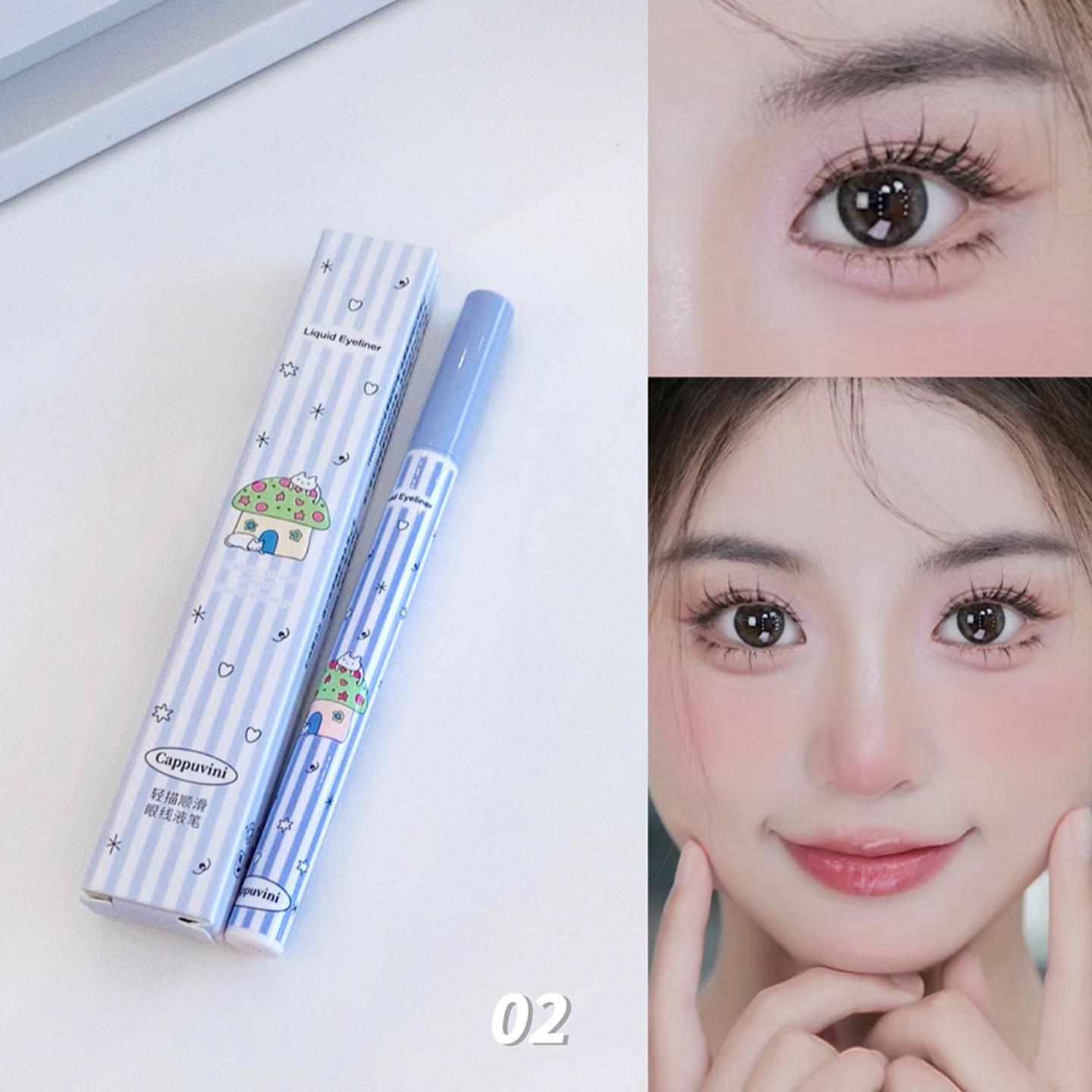 Cappuvini小蓝管极细眼线笔|