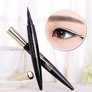 彩妆NOVO明晰柔顺眼线液笔 防水防油持久不晕染初学者硬头眼线笔