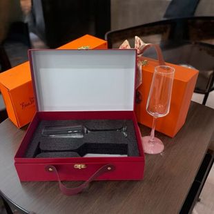 新婚订婚礼物送新娘闺蜜实用高脚杯结婚diy敬酒杯送新人高级礼盒