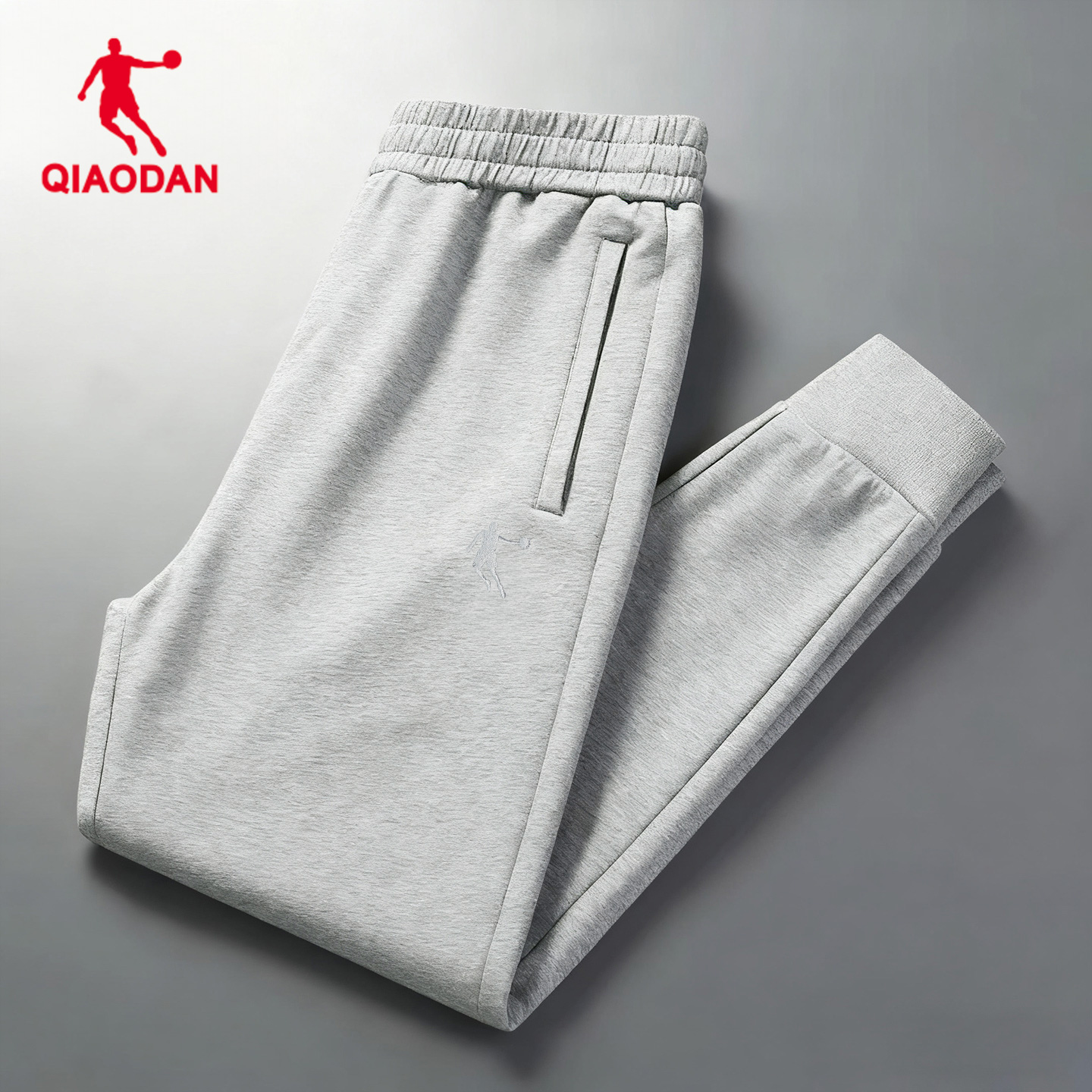 乔丹运动裤男裤针织长裤束脚卫裤