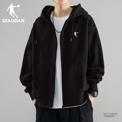 乔丹外套男连帽开衫针织运动上衣