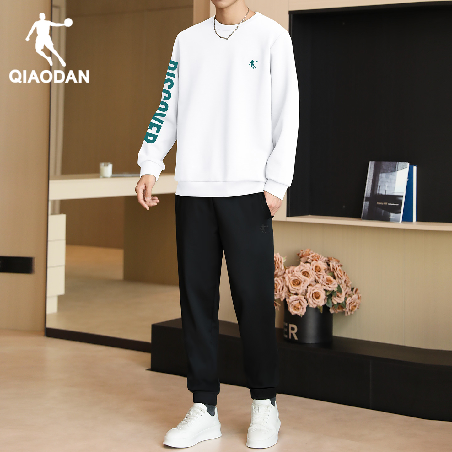 乔丹运动套装男士卫衣卫裤两件套