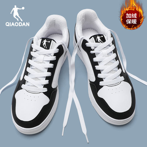 乔丹男鞋低帮板鞋加绒棉鞋运动鞋