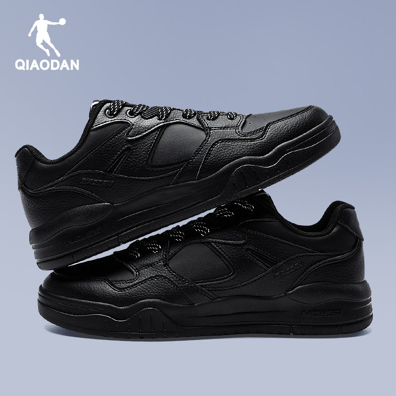 乔丹板鞋男鞋低帮皮面防水运动鞋