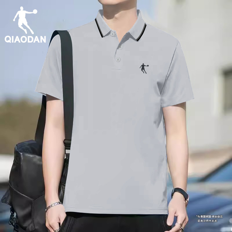 乔丹polo衫男速干短袖翻领商务体恤夏季新款运动休闲上衣男士t恤