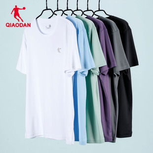 乔丹速干短袖T恤男2026夏季新款冰丝宽松半截袖t健身跑步运动上衣