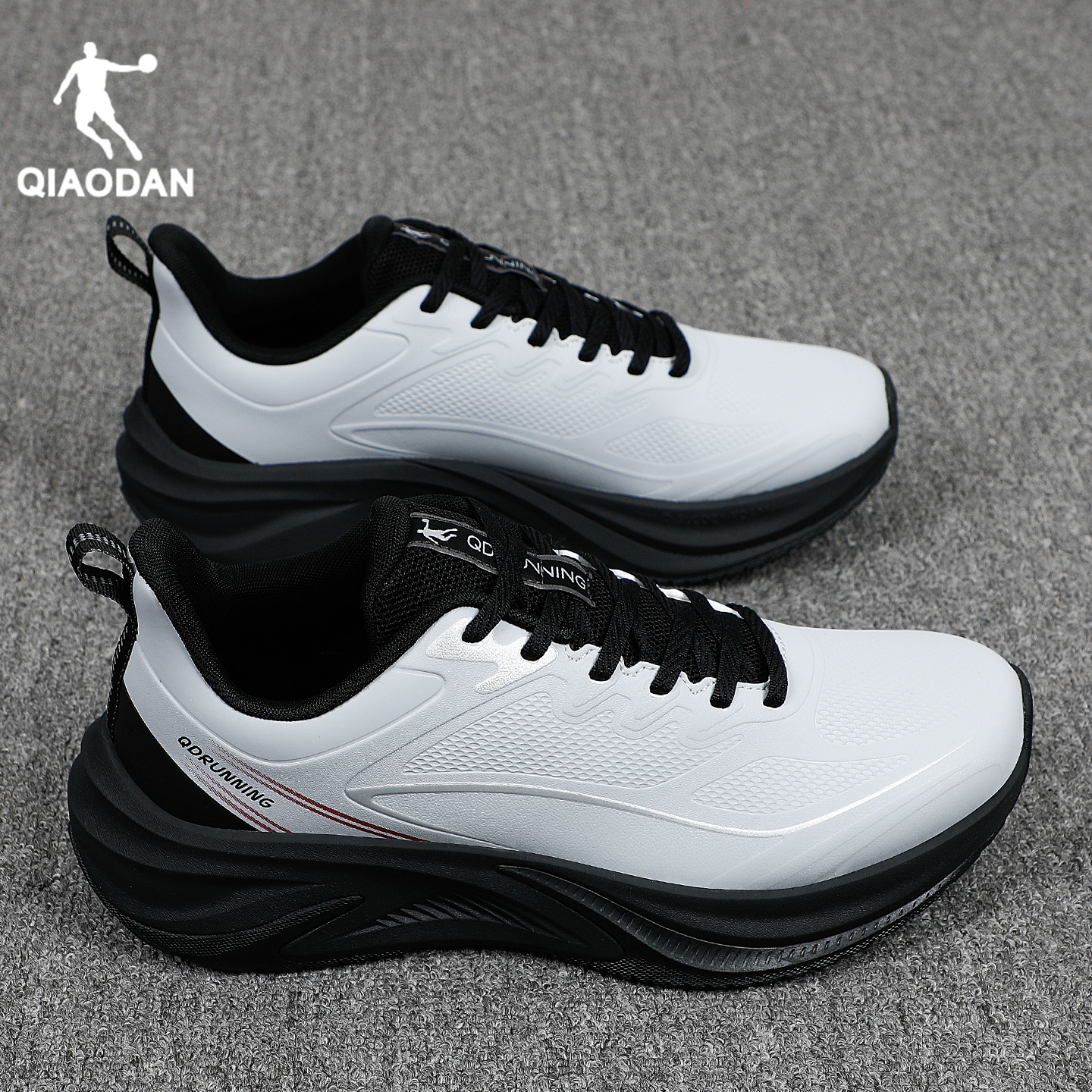 乔丹运动鞋男雨翼5皮面防水跑鞋