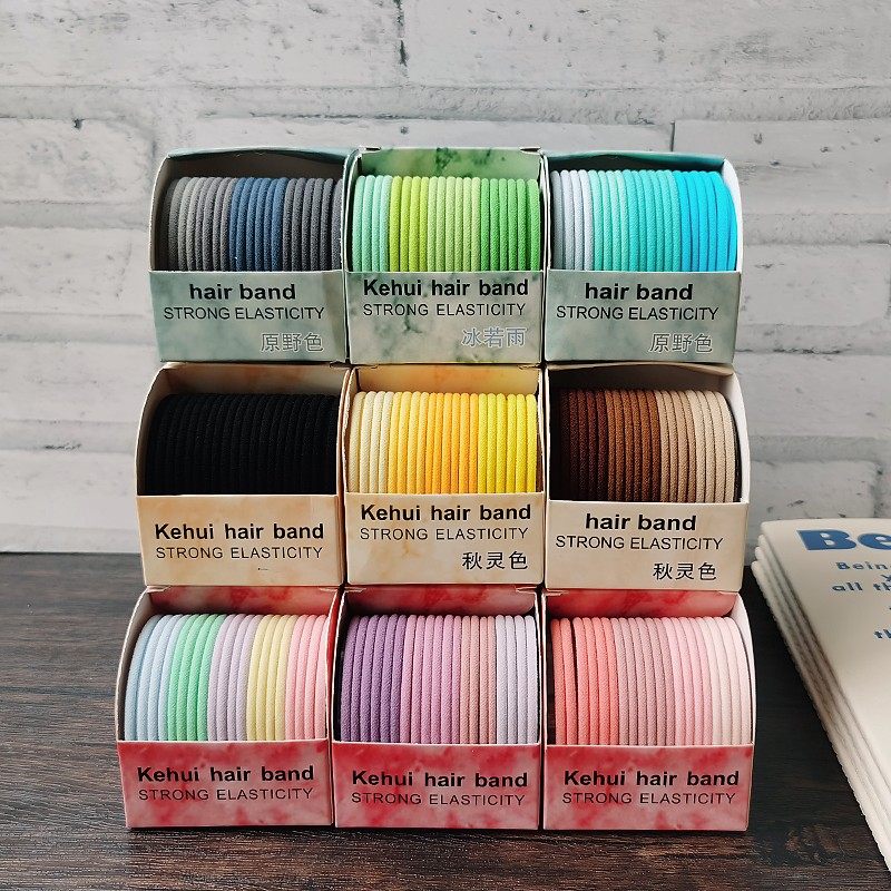 发绳多巴胺甜美风高弹力扎高马尾