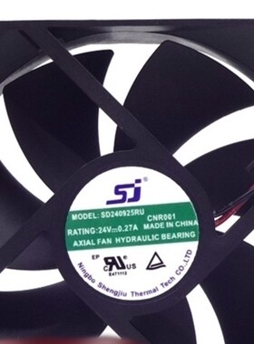 全新SJ SD240925RU 24V SA240625BU/BM变频器散热风扇SB240825RH1