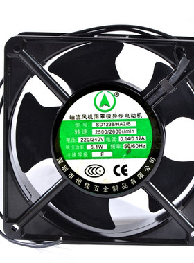 20060全新SD1238/HA2/B 220V 0.12A用罩极异步电动机1725风扇9225