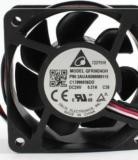 全新台达QFR0624GH/EH/SH/UH DC24V 0.21A/0.15A变频器控制柜风扇