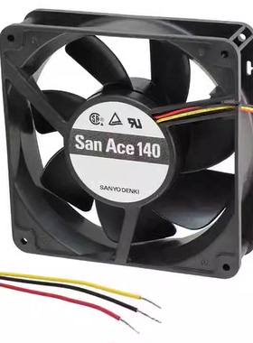 原装日本三洋109P/109W1424H101/H102 DC24V 0.37A变频器散热风扇