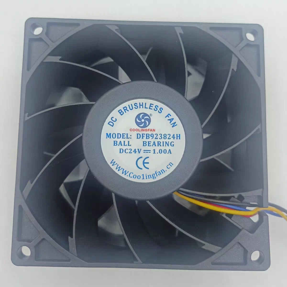 永林COOLINGFAN DFB923824H 24V 1.00A 9038 4线 变频器 散热风扇