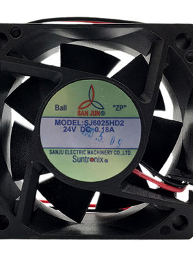 台湾三巨SJ6025HD2 24V 0.18A/0.25A 4020变频器9225散热风扇8025