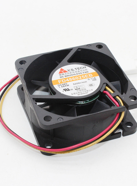 正品 Y.S.TECH元山 FD486025HB/EB 6025 48V双滚珠变频器散热风扇