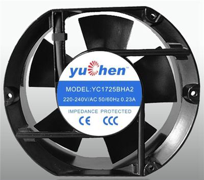 全新正品YUCHEN YC1725BHA2 220-240V 50/60HZ 0.23A机柜散热风扇