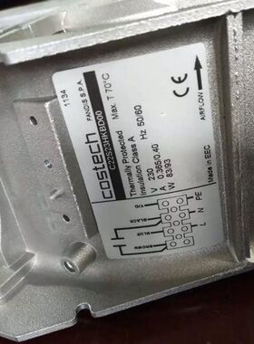 COSTECH C22S23HKBDK4/S12HKBD00 230V/115V 全金属22580散热风扇