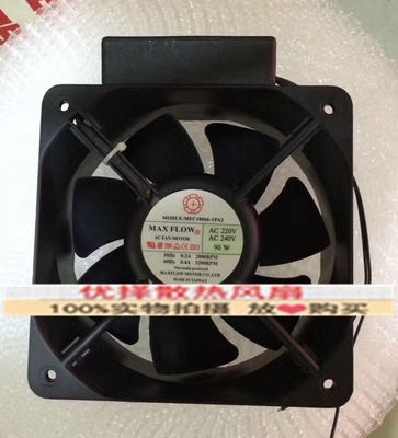 原装台湾MAX FLOW MFC16066/18066-1PA2 AC220V 机柜轴流散热风扇
