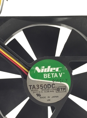 Nidec尼迪克 24V 0.28A M34261-16/68L M34705-68 变频器散热风扇