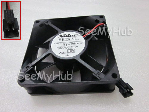 NIDEC D08T-24PU/TS4/TS9/TS1 D08A-24TU/TS2 24V 变频器散热风扇 - 封面
