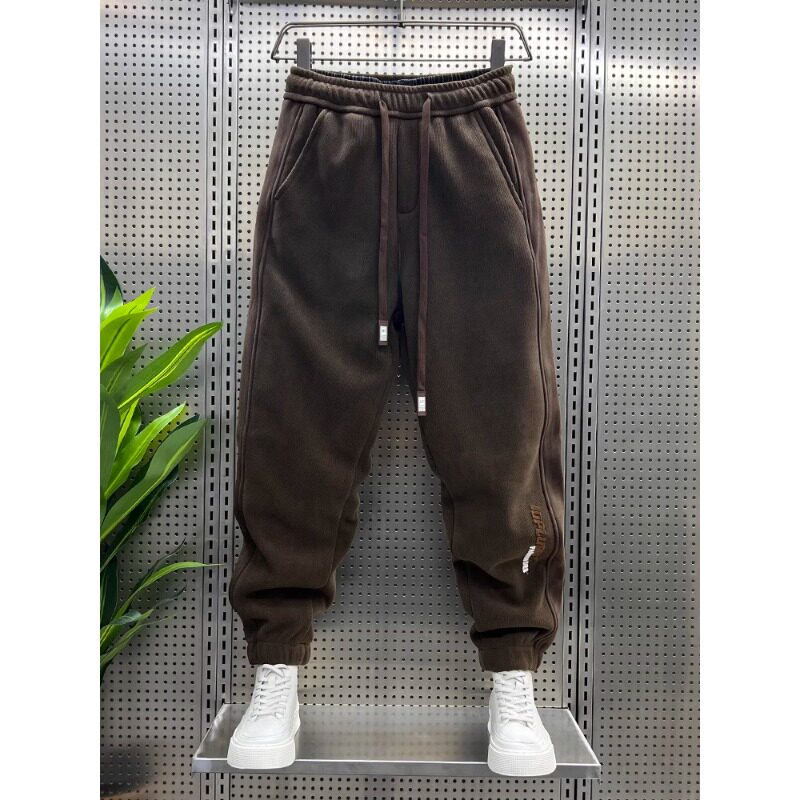 条绒宽松休闲卫裤2025春秋季新款