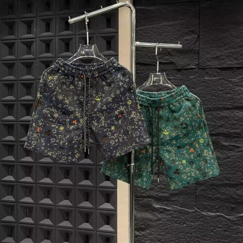 2025新款男士轻奢提花短裤