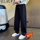 卫裤 初中生宽松直筒休闲长裤 冬季 加绒加厚2025新款 男士 潮牌运动裤