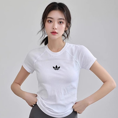 三折专区丨奥莱精选丨夏季短袖女速干瑜伽服运动跑步健身紧身T恤