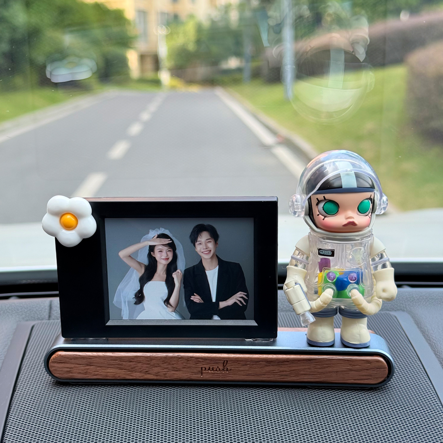 DIY可爱卡通车载停车号码牌