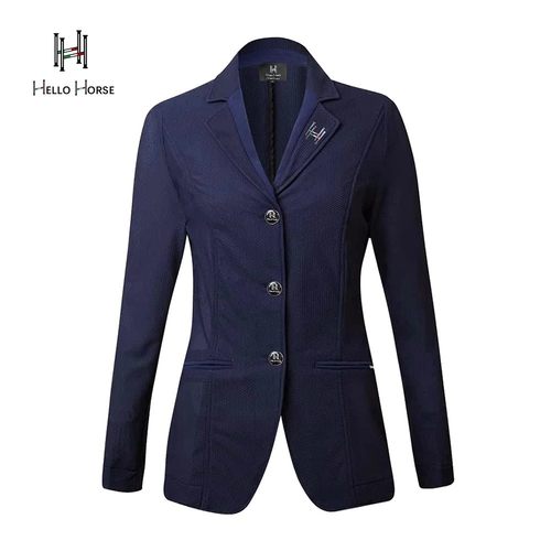 Hello Horse马术西服骑马外套马术上衣骑士网眼西服透气简约