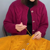 手编中粗多股羊毛线柔软舒适毛衣外套大衣线一份二斤