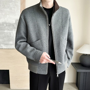 模特图~2025高克重秋季新款立领棒球服 K708/P88,女装职业装,电商B331