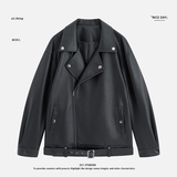 模特图~春季新款斜拉链pu皮夹克机车服外套K8820/P128，男装夹克，电商B331