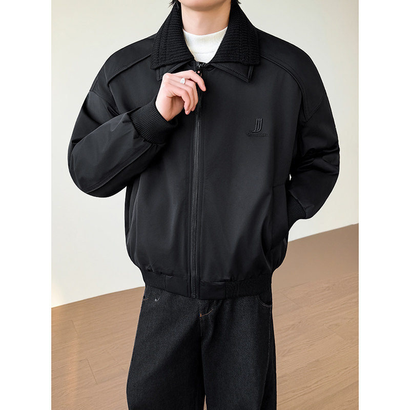 模特图~新标90白鸭绒冬季美式双领设计羽绒服E124/P248,男装羽绒服,电商B331
