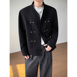 模特图~抖音立领垫肩休闲西装夹克外套K8826/P108，男装夹克，电商B331