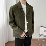 模特图~2026春季牛仔小翻领夹克外套K8801/P98，男装夹克，电商B331