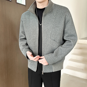 模特图~2025高克重秋季新款立领棒球服 K708/P88图片