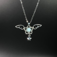 nct wish项链挂件划愿花园NCTWISH周边wishcore风 | 蓝色许愿星