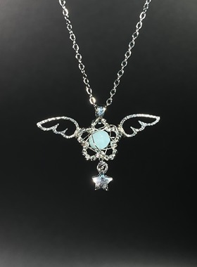 nct wish项链挂件划愿花园NCTWISH周边wishcore风 | 蓝色许愿星