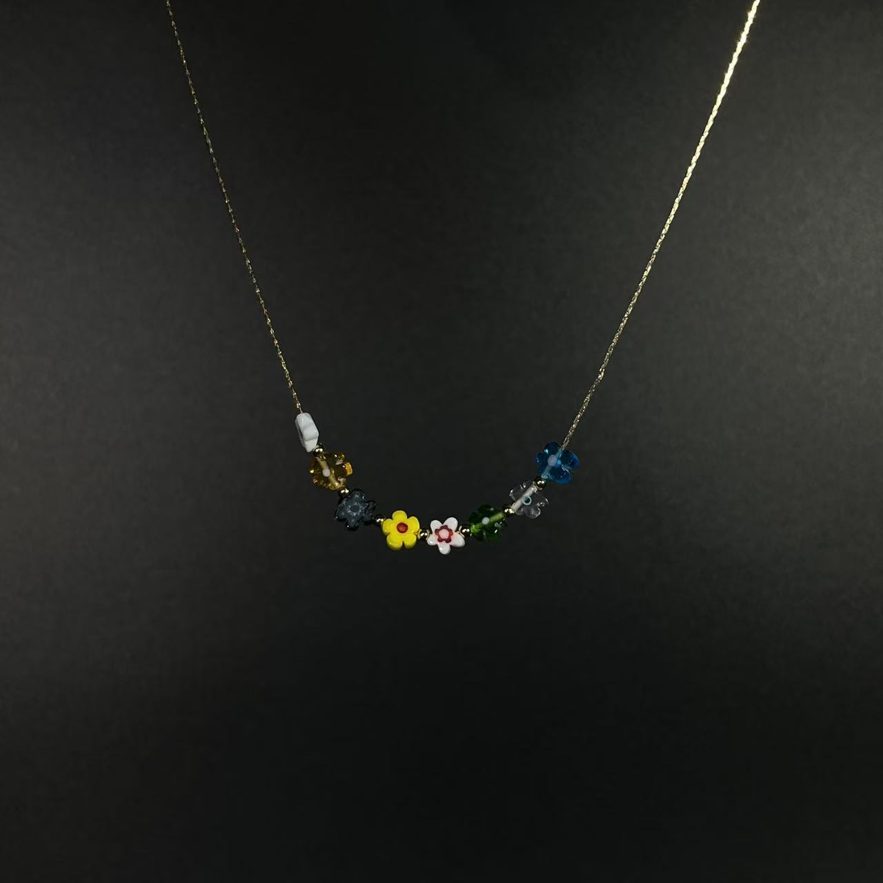 Vintage古着 Bloom Beads项链