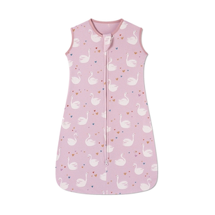 insular夏季新款薄款儿童背心无袖睡衣防惊跳宝宝防踢被婴儿睡袋