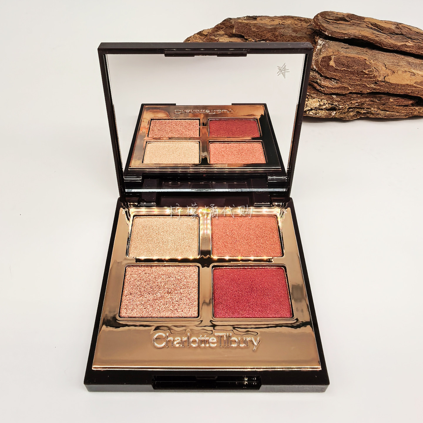 现货CT四色眼影盘枕边话高光ee粉棕亮片细闪彩妆化妆品韩版5.2g