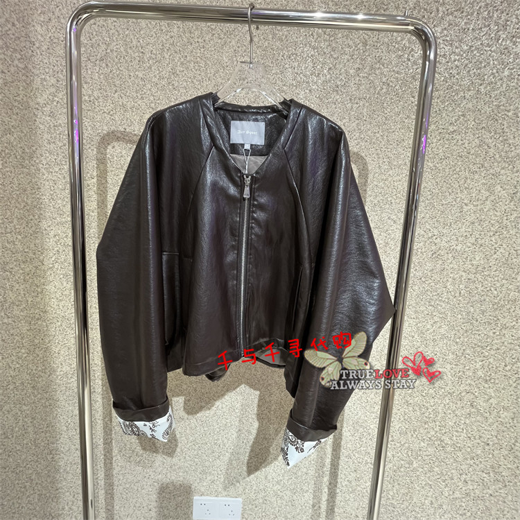 anyspoor皮衣外套86A239
