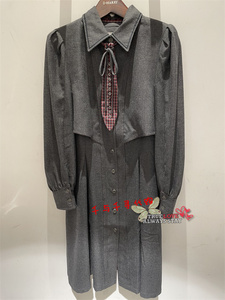 速发~D-HARRY/迪哈利专柜正品2023秋冬新款DH234J96633D连衣裙158